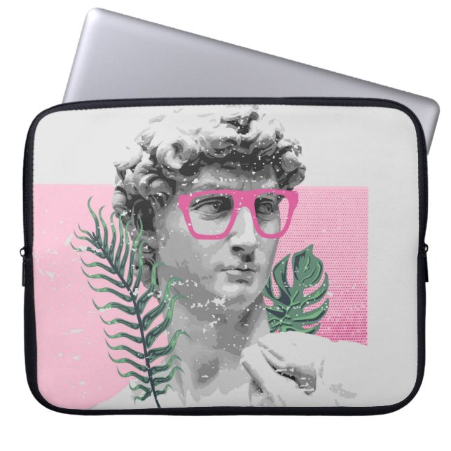 Funda Para Portátil escultura de david renacentista camiseta elegante  (Frente)