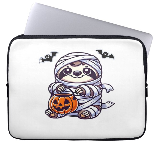 Funda Para Portátil Eslogan Halloween Mamis Niños Mujeres Hombres Clás (Frente)