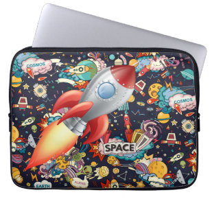 Funda Para Portátil Espacio ultraterrestre para niños