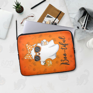 Funda Para Portátil Especie de calabaza fantasma de Halloween personal