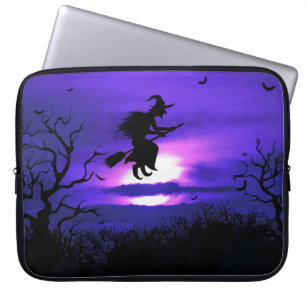 Funda Para Portátil Espectacular diseño de fondo de Halloween.