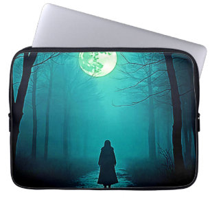 Funda Para Portátil Espectacular diseño nocturno de luna llena