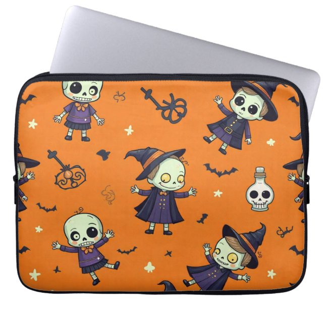 Funda Para Portátil Espeluznante almohada de Moda Halloween - Festivid (Frente)