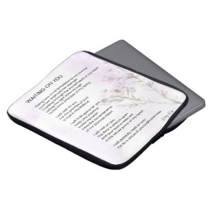 Funda Para Portátil Esperando tu amor poesía
