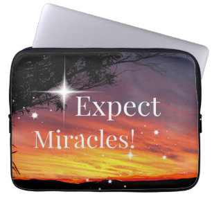 Funda Para Portátil Esperar milagros parquear cotización Inspiradora d
