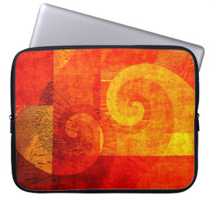 Funda Para Portátil Espirales antiguas de fondo
