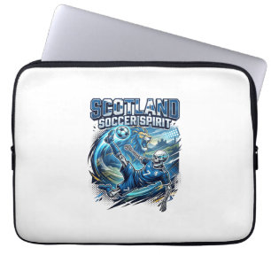 Funda Para Portátil Espíritu Fútbol Escocia Esqueleto Delantero Nacion