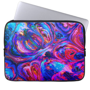 Funda Para Portátil Esplandor moderno de pinturas de morado