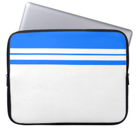 Funda Para Portátil Esporádico Brillante Azul Twin Carreras Rayas En B