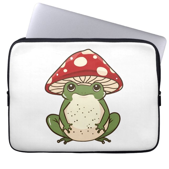 Funda Para Portátil Espuma de rana silvestre (Frente)