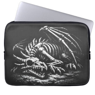 Funda Para Portátil Esqueleto de Dragón — por BurnsInHell