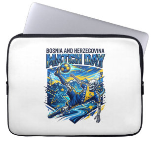 Funda Para Portátil Esqueleto Delantero Día Partido Bosnia y Herzegovi