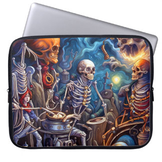 Funda Para Portátil Esqueletos Surrealistas II