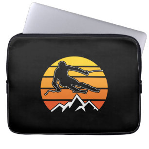 Funda Para Portátil Esquí retro