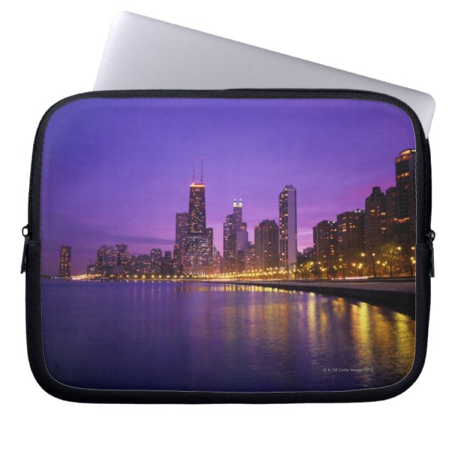 Funda Para Portátil Esquina de Chicago (Frente)