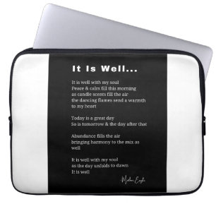 Funda Para Portátil Está bien con mi alma poesía inspiradora