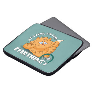 Funda Para Portátil Está bien, estoy bien. Todo está bien.   15"