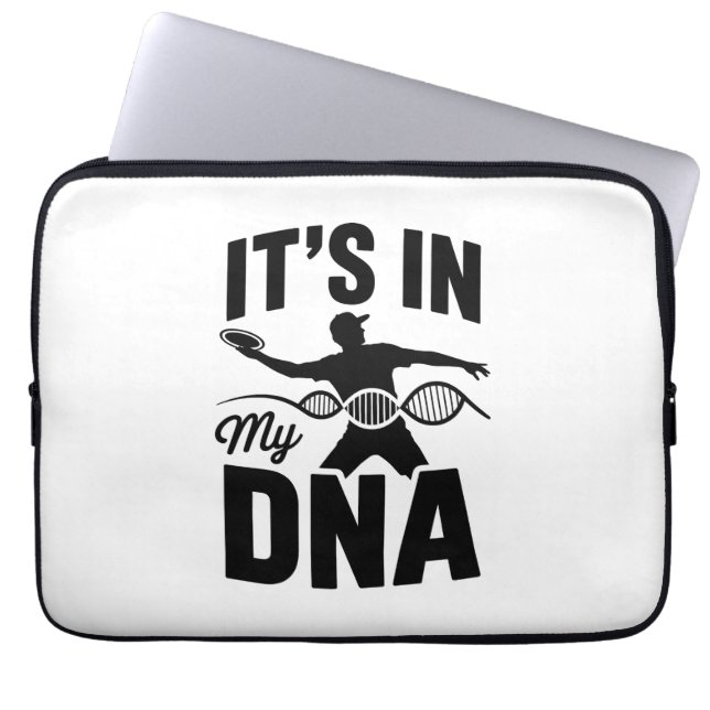 Funda Para Portátil Está en mi Dna Disk Golf (Frente)
