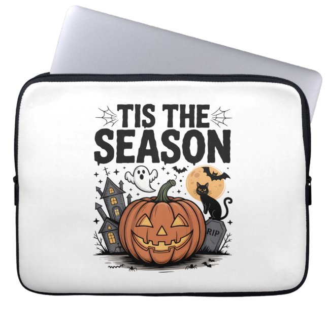 Funda Para Portátil Esta es la Halloween de temporada (Frente)