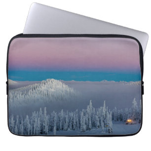 Funda Para Portátil Estación de montaña Whitefish, Montana