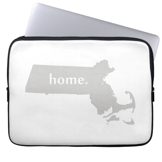 Funda Para Portátil Estado de Massachusetts (Frente)