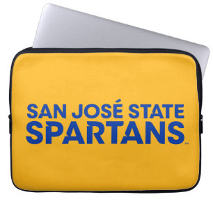 Funda Para Portátil Estado Spartans Wordmark de San Jose