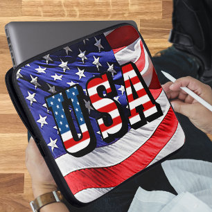 Funda Para Portátil Estados Unidos - Bandera estadounidense