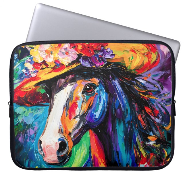 Funda Para Portátil Estallido floreciente (Frente)
