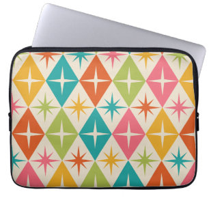 Funda Para Portátil Estallidos de mediados de siglo en coloridos diama