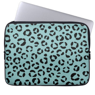 Funda Para Portátil Estampado Animal Verde Azul