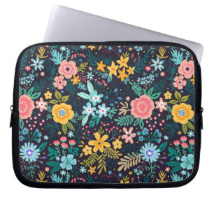Funda Para Portátil Estampado de flores colorido lindo