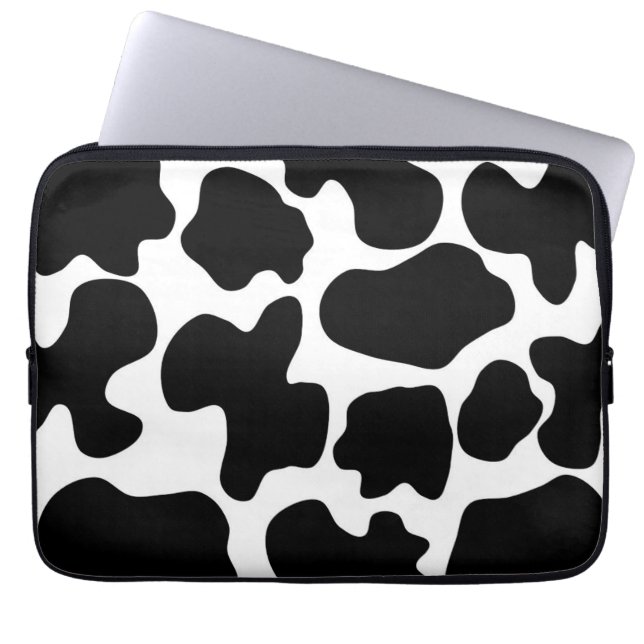 Funda Para Portátil Estampado de Vaca (Frente)