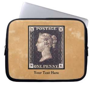 Funda Para Portátil Estampilla Penny Black Postage
