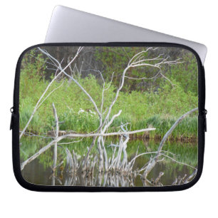 Funda Para Portátil Estanque de árboles