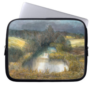 Funda Para Portátil estanque de otoño