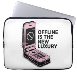Funda Para Portátil Estar desconectado es el nuevo lujo