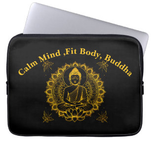 Funda Para Portátil Estatua De Buda Con Lotus