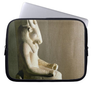 Funda Para Portátil Estatua de dios Montu con la cabeza de un toro, f