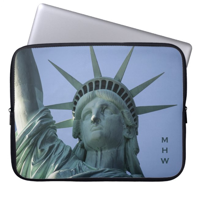 Funda Para Portátil Estatua de las mangas monográficas del personaliza (Frente)