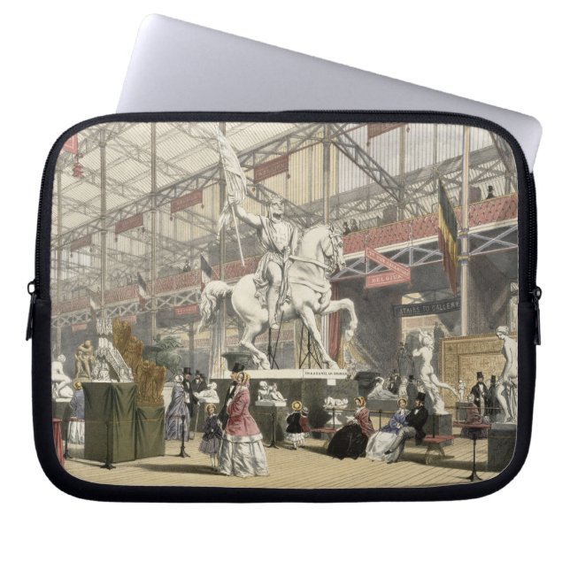 Funda Para Portátil Estatuas en la sección de Bélgica del gran Exhibi (Frente)