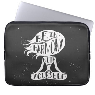 Funda Para Portátil Esté en armonía consigo mismo