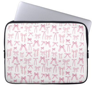 Funda para Portátil Estética con Lazos Rosados Ado