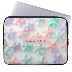 Funda Para Portátil Estética de estrella pastel soñadora personalizada