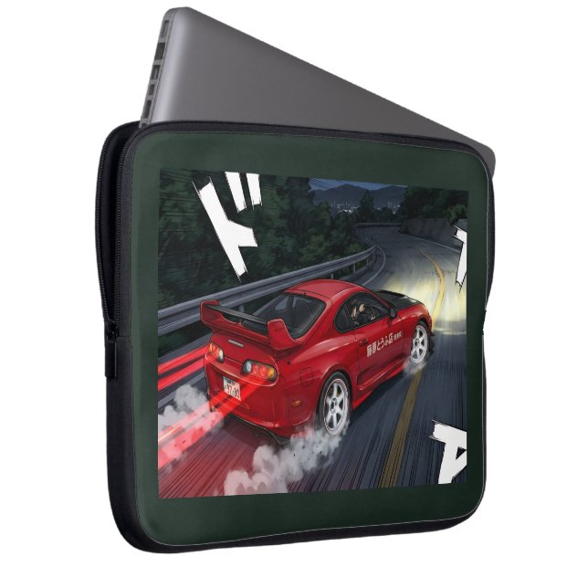 Funda para portátil estilo anime retro JDM MK4 Sup (Anverso derecho)