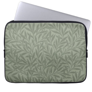Funda Para Portátil Estilo antiguo verde salvia de William Morris Will
