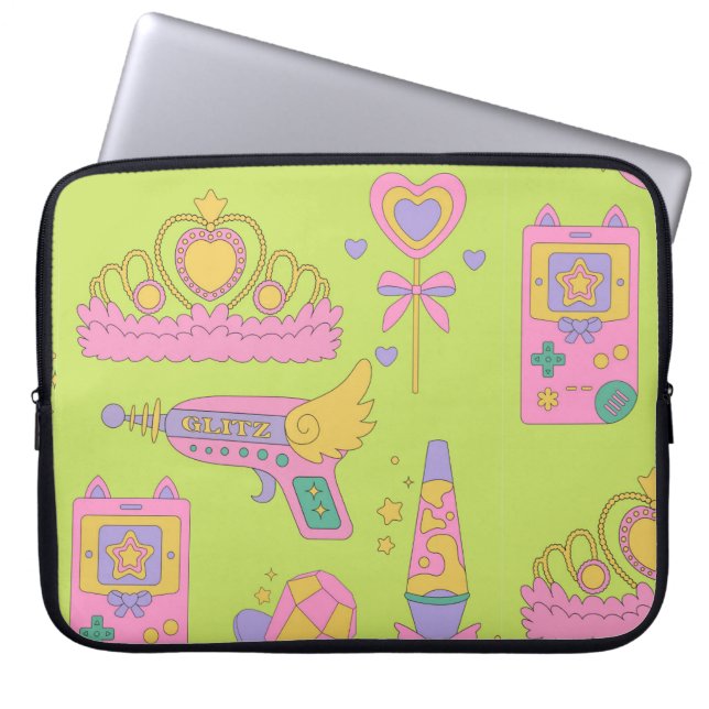 Funda Para Portátil Estilo de patrón de los años 90 (Frente)