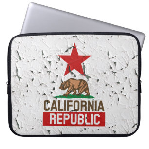 Funda Para Portátil Estilo de pintura de la república de California