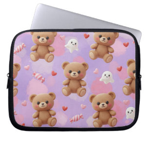 Funda Para Portátil Estilo Harajuku: Osos de peluche y fantasmas de Na