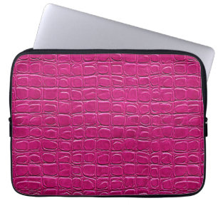Funda Para Portátil Estilo Hogareño Chic Cuero Rosa para Laptop