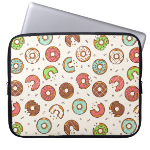 Funda Para Portátil Estilo Retro Color Cuto Patrón De Rueda